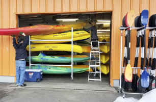 Storage Rack for paddles - canoe  Kayak SUP 