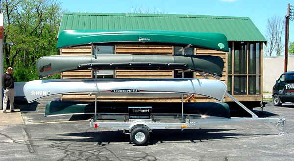 Trailex Trailer Kit to convert boat trailer to a canoe kayak trailer