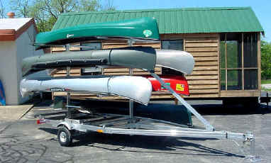 Ut-1000-8 Trailex Trailer with Canoes