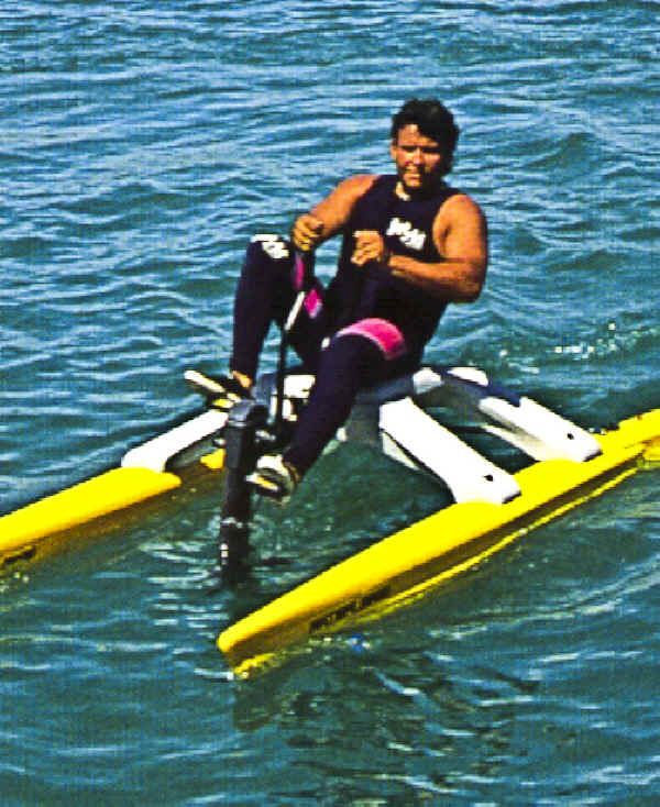 Water Bike with  Optional Arm Action